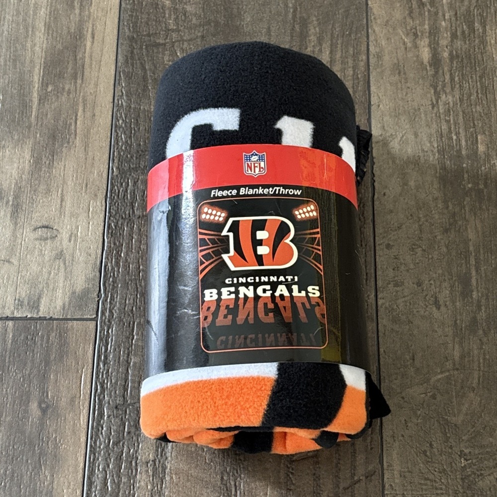 Cincinnati Bengals NFL Northwest 50"x60" Fleece Blanket Throw
